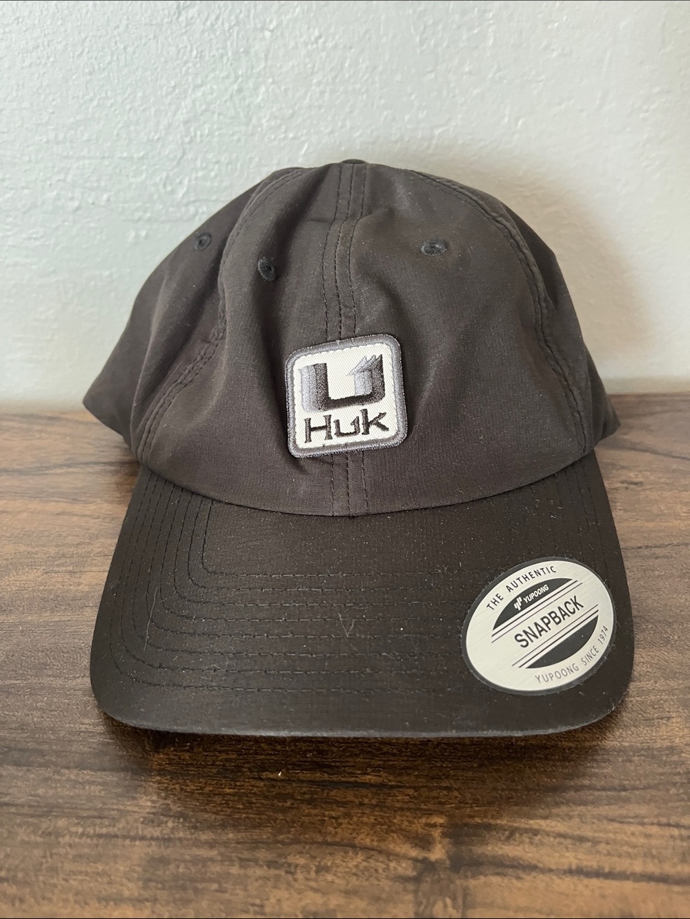 Huk Snapback Cap with White Logo